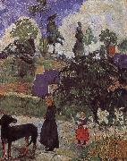 Paul Gauguin There are lily scenery oil